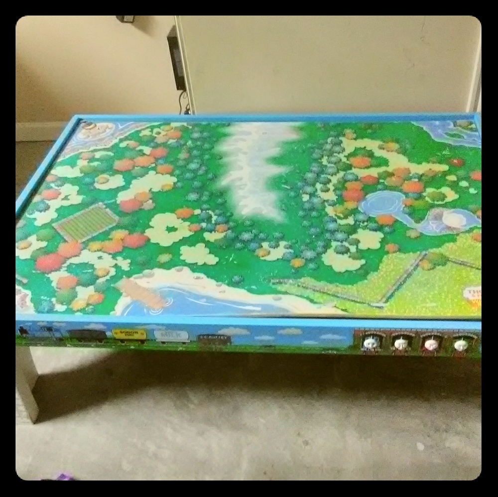 Wooden Thomas the Train Play Station Table